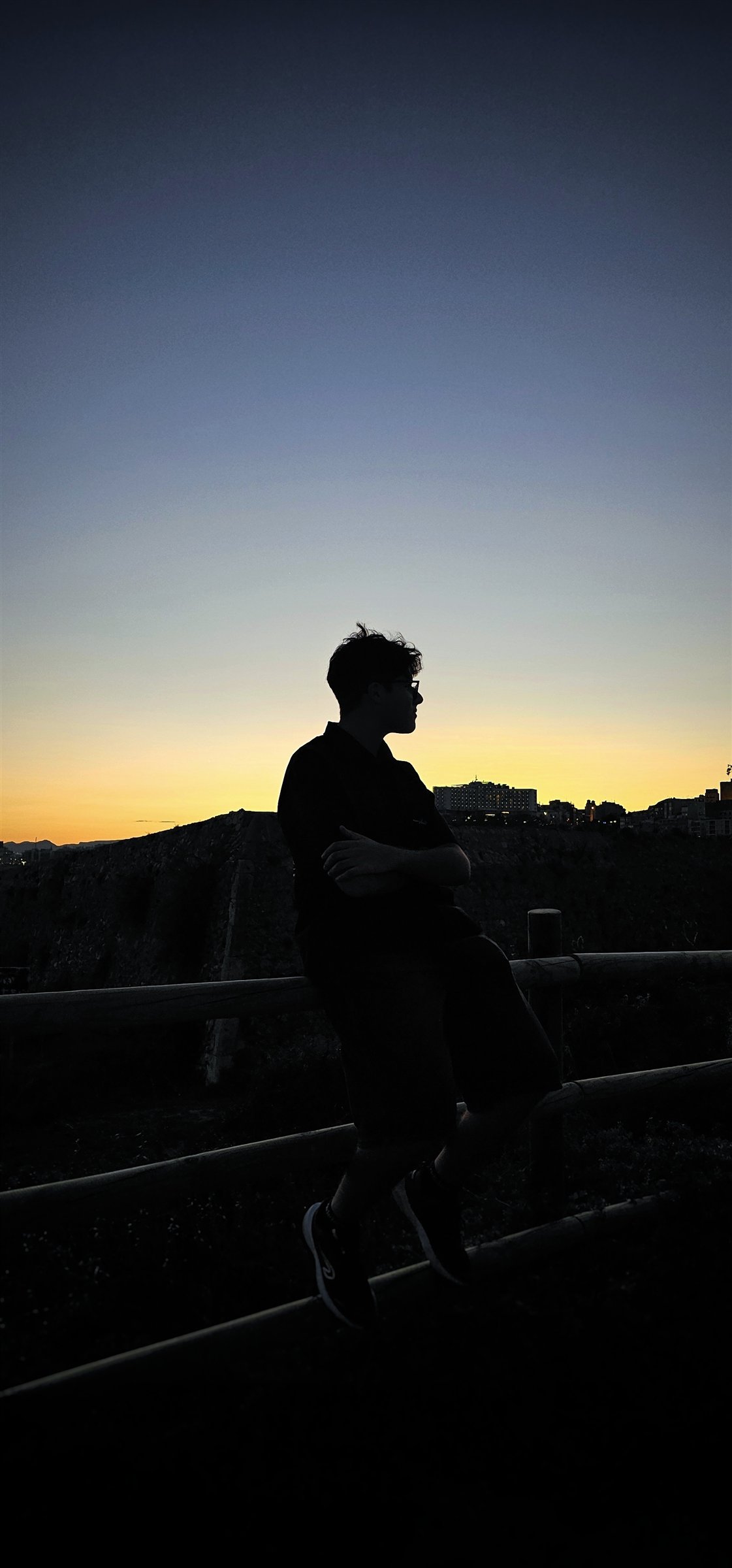 Sami Gonzalez Kamel con contraluz de atardecer - retrato personal